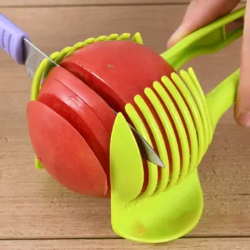 1pc Creative Kitchen Tomato Slicer Clip For Lemon & Tomato Slicing