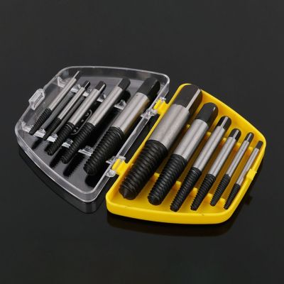 Damaged Broken Screw Remover Extractor Drill Bits 56Pcs Steel Durable Easy Out Remover Center Drill Damaged Bolts Remover Tool