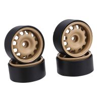 4Pcs Metal Retro 1.9 Inch Beadlock Wheel Rim Hub for 1/10 RC Crawler Car Axial SCX10 90046 Traxxas TRX4 RC4WD D90 TF2