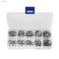 ✘ 100Pcs M8-M18 304 Stainless Steel Internal External Retaining Circlips C-clip Washers Snap Retaining Ring Circlip Assortment Kit