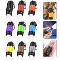 Portable USB Lights Camping Pocket-sized LED Flashlight Mini USB Flashlight Torch Emergency Light Keychain Flashlights Rechargeable  Flashlights