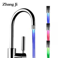 Zhangji Bathroom Led Faucet Aerator Water Power Shower LED Tap light Water Saving Kitchen Colorful Aerator 1/3/7 color 5 choice