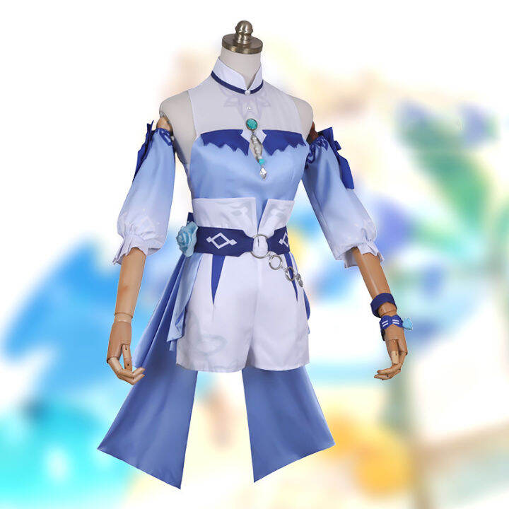 Genshin Impact Jean Swimsuit Cosplay Costume Summer Sea Breeze