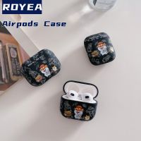 Royea Airpods Case สำหรับ Airpods Pro/airpods 1/2/3ปลอกซิลิโคนป้องกันการล่มสลายกันกระแทกป้องกันการ์ตูนปกหูฟังอุปกรณ์เสริมกรณี