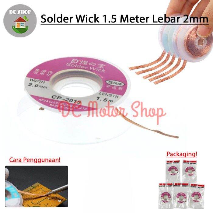 Solder Wick CP2015 KD / Pita Pembersih Timah / CP 2015 panjang 1.5m