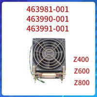 เวิร์กสเตชันของแท้สำหรับ HP Z400 Z600 Z800 463981-001 463990-001 463991-001พัดลมหม้อน้ำ CPU พัดลมระบายความร้อนด้วยฮีทซิงค์