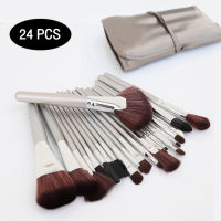 Mybeloved ชุดแปรงแต่งหน้า brush set มาพร้อมกับกระเป๋าหนัง set 24 ชิ้น แปรงแต่งหน้า ขนแปรงนุ่มละมุนไม่บาดหน้า ขนแปรงคุณภาพดี ตัวแปรงขนาดกระทัดรัด น้ำหนักเบา พกพาสะดวก สวยจบครบในชุดเดียว