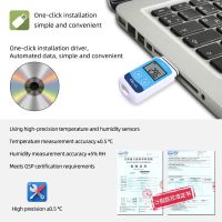 5X RC-5 High-Precision Digital USB Temperature Data Logger for Warehouse Refrigerated Transport Laboratory