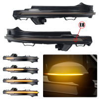 2Pcs สำหรับ Audi Q5 FY 2018 2019 Q7 4M 2016 2017รถอุปกรณ์เสริม LED แบบไดนามิกไฟเลี้ยวด้านข้างกระจกไฟแสดงสถานะโคมไฟ