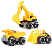 1:18 20cm Big Size Truck Construction Vehicles Model Toys Children Educational Imitation Inertia Multifunction Kid Excavator Toy