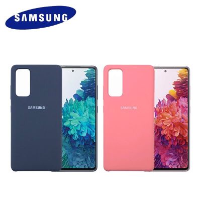 Samsung Galaxy  S20FE 5G Case Origianl Housing Silky Silicone Cover Soft-Touch Back Protective Shell For S20Lite Fan Edition Phone Cases