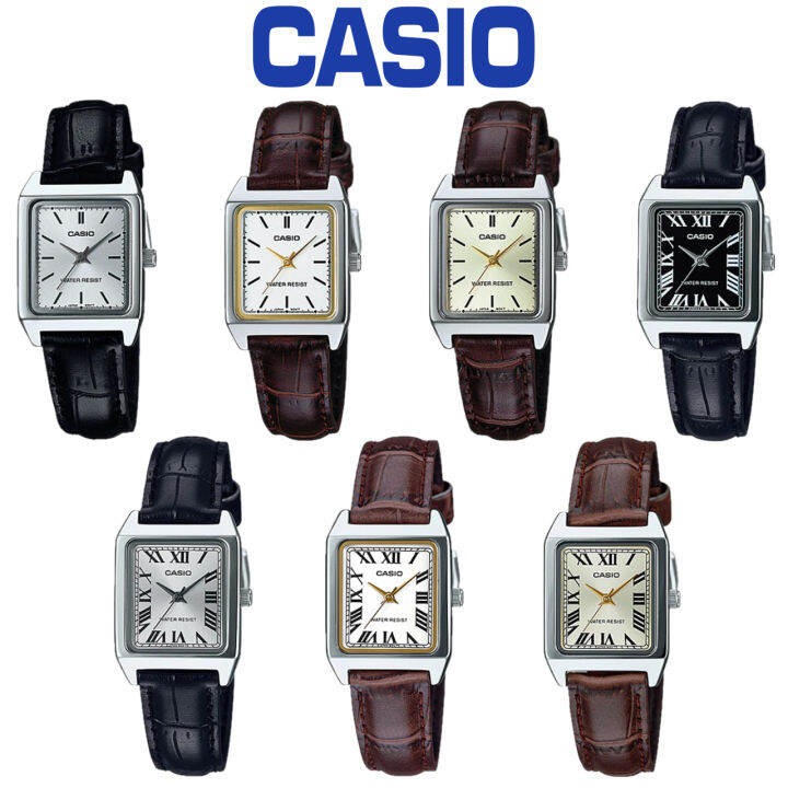 Casio Leather Strap Analog Ladies Watch LTPV007L Lazada