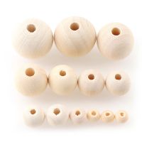 【YF】✆  Beads Balls 6/8/10/12/14/16/18/20mm Round Spacer Wood Bead Jewelry Making