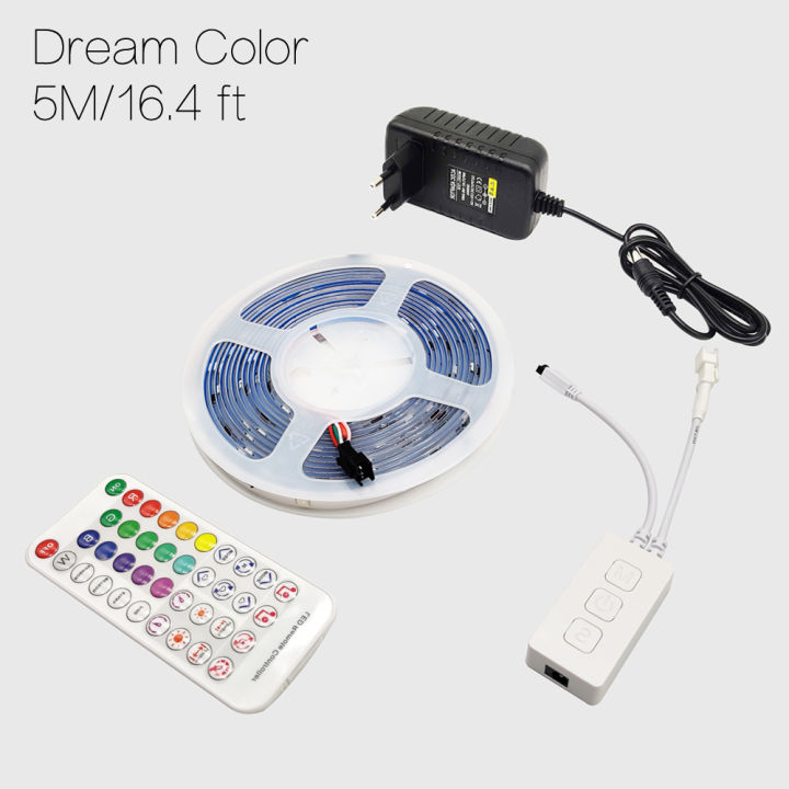 dreamcolor-led-strip-light-bluetooth-music-app-control-rainbow-rgb-ws2811-waterproof-tira-flexible-luces-for-home-luz-party-fita