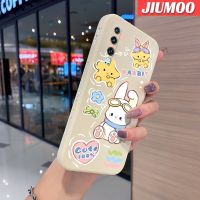 JIUMOO เคสสำหรับ Huawei P30 Pro เคสนิ่มลายกระต่ายดาวการ์ตูนบางดีไซน์ใหม่เคสมือถือนิ่มบางเคสขอบสี่เหลี่ยมด้านข้างบางกรอบซิลิโคนเคสป้องกันการกระแทก