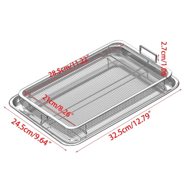 อากาศทอดย่างตะกร้าถาด-dehydrator-rackfor-ทอดเบคอนไก่เตาอบย่าง