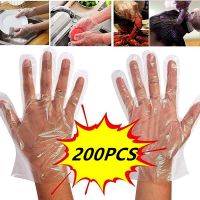 200PCS/Set Food Plastic Disposable Gloves Glove