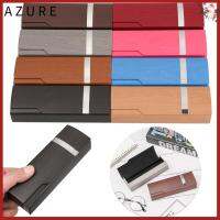 AZURE ใหม่ สี่เหลี่ยมผืนผ้า Protable กล่องแว่นตา ป้องกันแว่นตา เคสแว่น อุปกรณ์เสริมแว่นตา