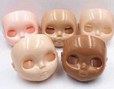 Blythe doll without makeup before and after the face shell skin color can be selected for practice makeup send accessories screw