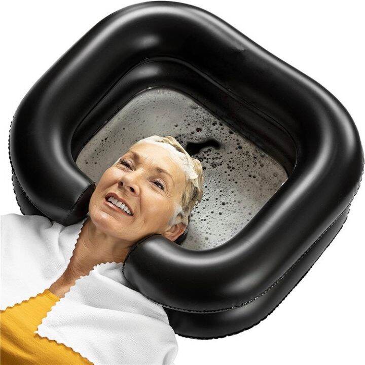 Air Inflatable Hair Washing Basin for Bedridden, Portable Shampoo Bowl