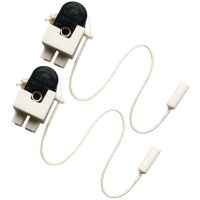 2 Pcs Repair Replacement Lamp Switches Cord-operated Switch For Office Single Pull Control Switch Eu Wall Led Lamp Light Cable Power Points  Switches