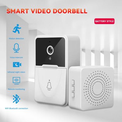 ▫ X3 Wireless Doorbell Wifi Outdoor Hd Camera Security By Bell Night Vision Video Intercom Voice Change For Home Monitor By Phone