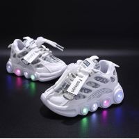 Babyfit babyfit รองเท้าผ้าใบ มีไฟ LED MIEWA นําเข้าจากเด็ก ราคาไม่แพง gs-807r