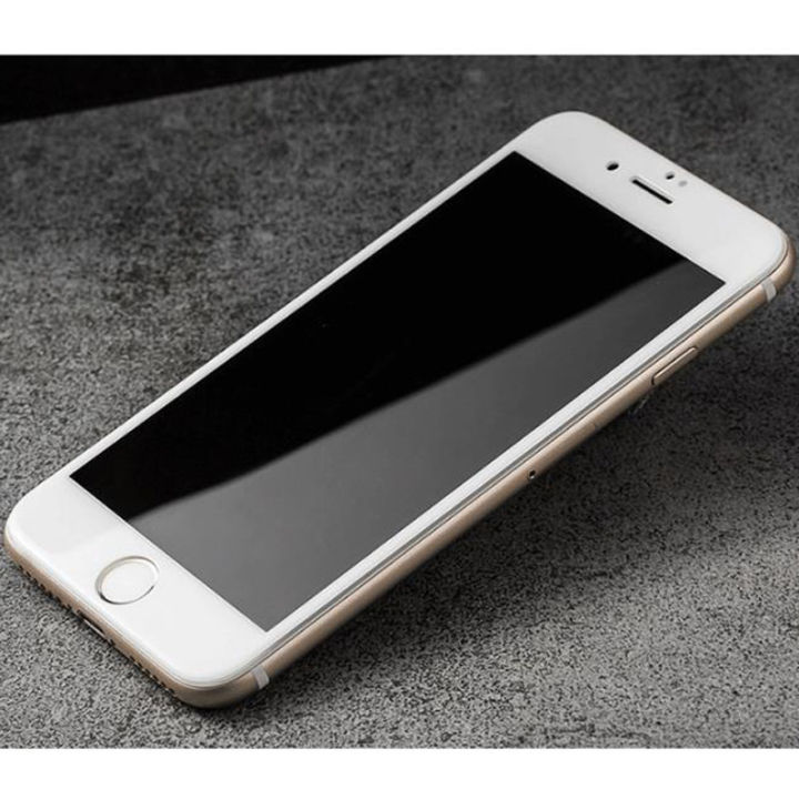 สีขาวสีกระจกเทมเปอร์ปกป้องหน้าจอสำหรับiphone-se-2020-2nd-6-6s-iphone-7-8-plusฟิล์มติดหน้าจอแบบใส