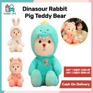 Game Life StoreDinasour Rabbit Pig Teddy Bear Toy Birthday Gift Gấu Teddy