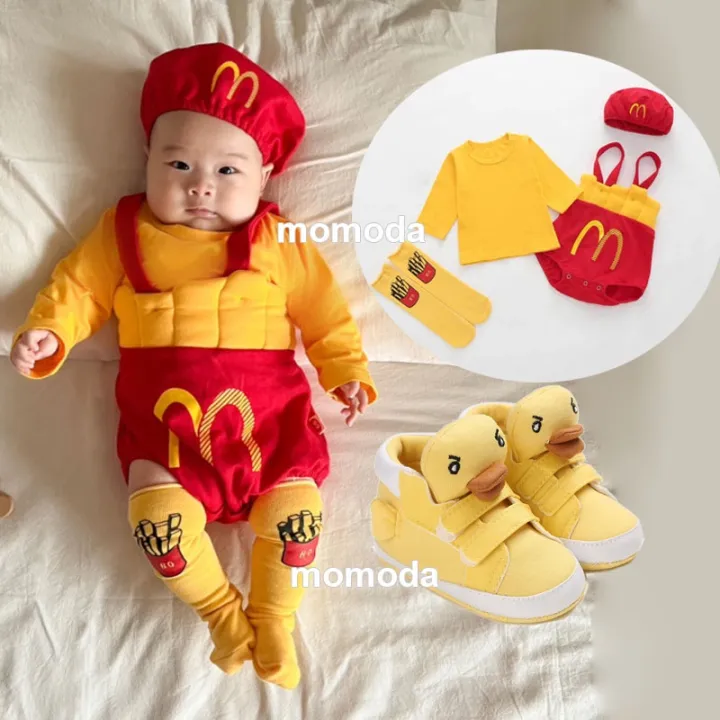 Newborn Baby Mcdo Clothes Food Themed French Fries Outfit Cosplay ...