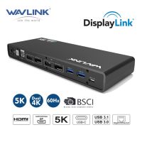 Wavlink ฮับ USB 5K dual 4K HDMI สําหรับแล็ปท็อป