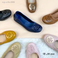 *Tory Burch รองเท้าหนังแท้ 100% AH 2022 สําหรับผู้หญิง