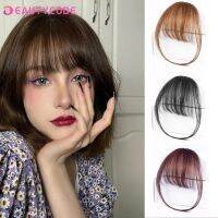 【DT】hot！ Clip In Air Bangs Thin Fake Fringes Straigth Synthetic Hair Bang Accessories Invisible 4 Colors