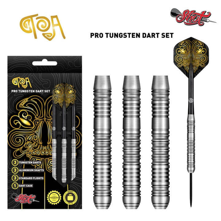 Shot Toa Steel Tip Darts Great Grip Pro Tungsten Dart Barrels | Lazada PH