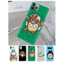 T-251 Cute Totoro โปร่งใส อ่อนนุ่ม ซิลิโคน TPU เคสโทรศัพท์ หรับ iPhone 13 14 G9 Moto 12 G8 Play Mini SE Power Max Plus Pro