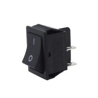 ‘；【= 2Pcs Black AC 15A 250V 20A 125V 4 Pins DPST On/Off Rocker Switch Spring Return Momentary Automatic Falls Back In Its Off State