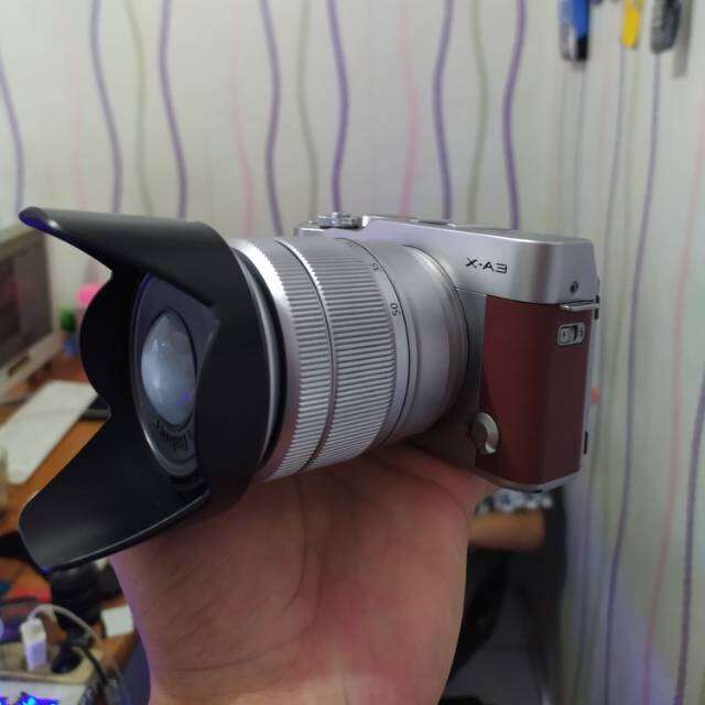 kamera mirrorless fujifilm xa3 lensa 1650mm xa3 fuji xa 3 mulus