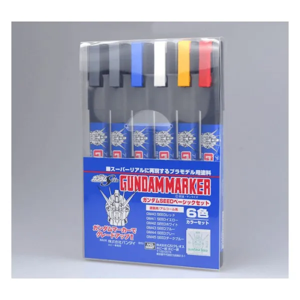 ปากกากันดั้มมาร์คเกอร์แบบเซ็ท-gms109-gundam-marker-gundam-seed-basic-set-6-สี