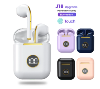 J18 Upgrade TWS Bluetooth 5.1 Earphone Charging Box Wireless Headphone Stereo Earbuds Headset With Microphone For iOSAndroid J