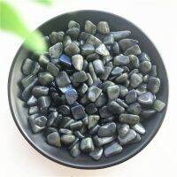 50G 8-12Mm Natural Labradorite Tumbled Stones Polishing Blue Flashing Decoration Natural Stones And