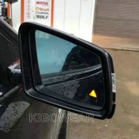 Auto Heated Blind Spot Warning Wing ด้านหลังกระจกสำหรับ -Benz W212 W204 W221 C180 C250 E350 C350 E200 E250 E300