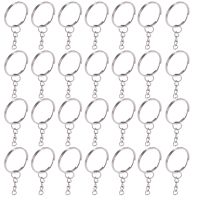 360 Pcs Keychain Rings Kit Including Open Jump Rings Connectors Bulk and Screw Eye Pins Hooks for DIY Crafts