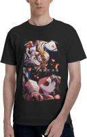 Anime Angels of Death T-Shirt Mens Summer Comfort Round Neckline Short Sleeve Clothes