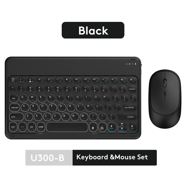 hot-10นิ้ว-bluetooth-keyboard-สำหรับ-mini-bluetooth-wireless-keyboard-และ-mouse-สำหรับ-samsung