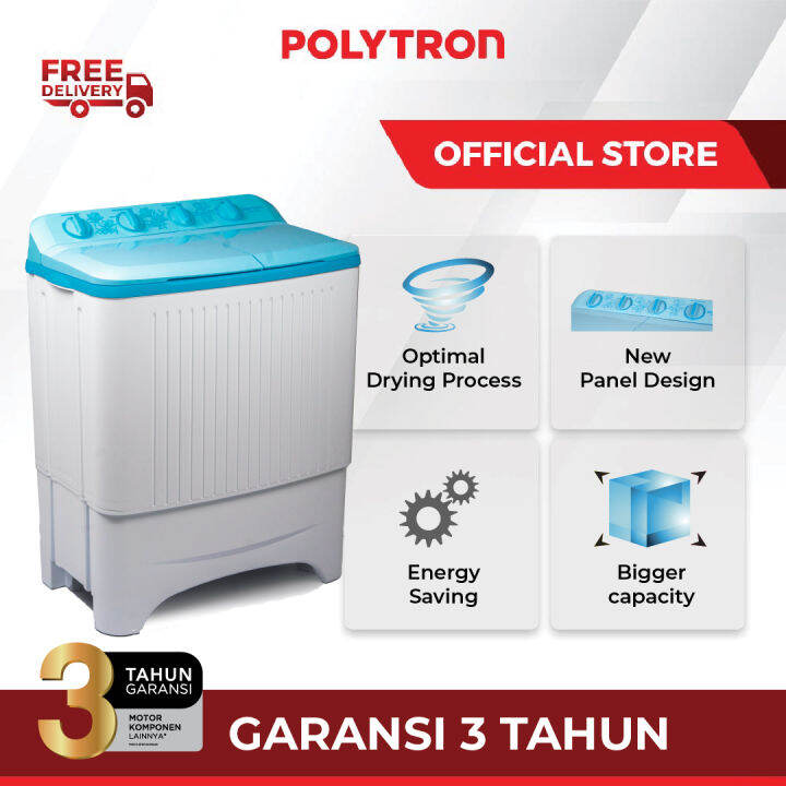 Polytron Mesin Cuci Tabung Kg Primadona Giant Pwm B Lazada