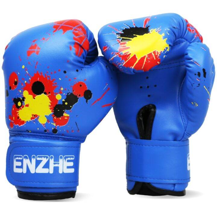 hot-sale-1pair-kids-birthday-gift-children-kickboxing-kick-box-training-punching-sandbag-sports-fighting-gloves-mma-boxing-glove