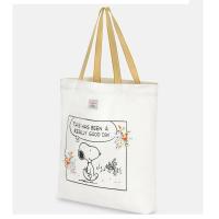 สินค้าใหม่ Cath Kidstons Canvas Shopping Bag/dis กระเป๋าสะพาย Snoopy 43X43X7Cm Large