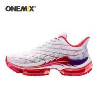 ONEMIX Air Cushion Running Shoes For Women Summer Lightweight Mesh Surface Breathable Sneakers Outdoor Fitness Sport Shoes