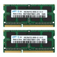 ใหม่สำหรับ Samsung PC3-8500S 8GB 2X4GB DDR3 1066Mhz 2RX8 204pin SODIMM หน่วยความจำแล็ปท็อปโน๊ตบุ๊ค SDRAM