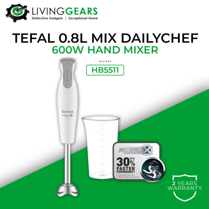 Tefal Hand Blender HB5511 (3 Speeds) / HB8338 (16 Speeds) Lazada